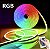 KIT Mangueira Fita LED Neon Flex 12V RGB 5 Metros IP67 + Fonte - Imagem 2