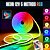 KIT Mangueira Fita LED Neon Flex 12V RGB 5 Metros IP67 + Fonte - Imagem 1
