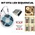 KIT Fita LED 3528 120 LED’s 10 Metros Sequencial 24V Branco Quente 3000K + Fonte 5A - Imagem 1