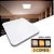 Lustre Plafon LED 30W 60W Multicolor 43x43 Quadrado Borda Infinita Bivolt - Imagem 4