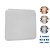 Lustre Plafon LED 30W 60W Multicolor 43x43 Quadrado Borda Infinita Bivolt - Imagem 1
