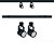 Spot Trilho Eletrificado Eletrocalha MR16 Dicroica GU10 Preto Bivolt - Imagem 4