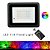 Refletor 10W LED SMD Slim Mini Holofote RGB Colorido IP67 Bivolt - Imagem 3