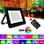 Refletor 20W LED SMD Slim Mini Holofote RGB Colorido IP67 Bivolt - Imagem 1