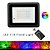 Refletor 200W LED SMD Slim Mini Holofote RGB Colorido IP67 Bivolt - Imagem 3