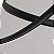 Lustre Pendente Moderno Infinity LED 50W Preto 4000K Branco Neutro Bivolt - Imagem 3