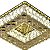Lustre Plafon 24W Quadrado 35x35 Cristal LED Sobrepor 3000K Bivolt - Imagem 3