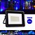 Refletor 100W LED SMD Slim Mini Holofote Azul IP67 Bivolt - Imagem 1