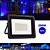Refletor 200W LED SMD Slim Mini Holofote Azul IP67 Bivolt - Imagem 1