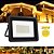 Refletor 200W LED SMD Slim Mini Holofote Branco Quente 3000K IP67 Bivolt - Imagem 1