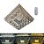 Lustre Plafon Quadrado 35cm Cristal LED Sobrepor 24W 3 Cores Bivolt - Imagem 1