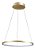 Lustre Pendente Moderno 60cm Anel LED 30W Dourado 3000K Bivolt - Imagem 4
