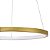 Lustre Pendente Moderno 60cm Anel LED 30W Dourado 3000K Bivolt - Imagem 6