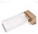 Arandela LED 7w Cristal Retangular Dourado 3 Cores Bivolt AT8021 - Imagem 5