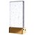 Arandela LED 7w Cristal Retangular Dourado 3 Cores Bivolt AT8021 - Imagem 2