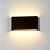 Arandela LED COB 8W 2 Fachos Preta 3000K IP66 Bivolt - Imagem 1