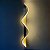 Arandela LED Curvas 15W Dourado 60cm 3000K IP20 Bivolt - Imagem 2