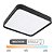 Lustre Plafon LED Metal Black 36W 50x50 Céu Estrelado Multicolor Bivolt - Imagem 1