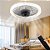 Lustre Ventilador Pendente Multicor E27 Controle Remoto Bivolt - Imagem 2