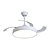 Lustre Ventilador de Teto Basic Branco LED Multicor Controle Remoto Bivolt - Imagem 1