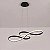 Lustre Pendente Moderno LED 52W Plus Preto Multicor Bivolt - Imagem 7