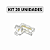 KIT 20 Emenda Curva L Fita LED 10mm 12V 24V - Imagem 1