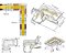 KIT 10 Emenda Curva L Fita LED 10mm 12V 24V - Imagem 5
