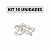 KIT 10 Emenda Curva L Fita LED 10mm 12V 24V - Imagem 1