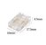 KIT 20 Emenda Reta Fita LED 10mm 12V 24V 110V 220V - Imagem 3