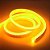KIT 1 a 10 Metros Mangueira Fita LED Neon Flex Ambar + Rabicho - Imagem 3