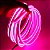 KIT 1 a 10 Metros Mangueira Fita LED Neon Flex Rosa + Rabicho - Imagem 1