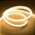 KIT 1 a 50 Metros Mangueira Fita LED Neon Flex Branco Quente 3000K + Rabicho - Imagem 3