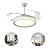 Lustre Ventilador de Teto Plus Branco LED Multicor Controle Remoto Bivolt - Imagem 5