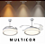 Lustre Ventilador de Teto Plus Branco LED Multicor Controle Remoto Bivolt - Imagem 3