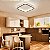 Lustre Plafon LED 32W Telaio 40x40 Quadrado Preto 3000K Bivolt - Imagem 2