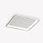 Lustre Plafon LED 32W Telaio 40x40 Quadrado Branco 6500K Bivolt - Imagem 3