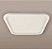 Lustre Plafon LED 32W Telaio 40x40 Quadrado Branco 3000K Bivolt - Imagem 1