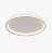 Lustre Plafon LED 28W Telaio 42cm Redondo Branco 3000K Bivolt - Imagem 4
