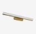 Arandela LED 10W Espelho Quadro 52cm Wing Dourado 3000K Bivolt - Imagem 1