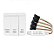 Central Interruptor 3 Teclas 4x1 Fita LED Sequencial Efeito Corrida 24V - Imagem 1