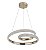 Lustre Pendente LED 40W Lupi Infinity Cristal Dourado 4000K Bivolt - Imagem 1