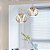 Lustre Pendente LED 35W Mini Curvas Dourado Multicor Bivolt - Imagem 2