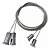 KIT Cabo de Aço Pendente Perfil Lustre Luminária 2 Metros - Imagem 2