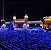 Pisca LED Natal Fixo 100 Lâmpadas IP44 10 Metros Azul - Imagem 5