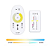 Controle Multicor CCT Touch LED 12V 24V 288W 2.4Ghz - Imagem 1