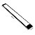 Luminária Linear 60cm LED 18W Sobrepor Slim Retangular Preto 6500K Bivolt - Imagem 6