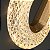 Lustre Pendente LED 3W Oval Acrílico Dourado Multicor Bivolt - Imagem 4
