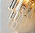 Arandela Queen Metal Dourado 2xE14 Cristal 24x31cm Bivolt - Imagem 5