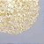 Arandela Globo Lichia Vidro G9 13cm Parede Dourado Bivolt - Imagem 5