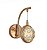 Arandela LED Parede 7W Saturno Globo Bolha Dourado 3000K Bivolt - Imagem 4